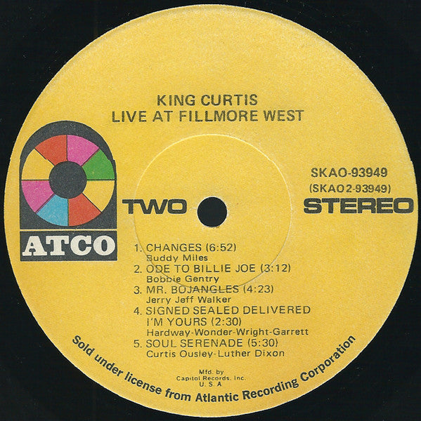 Live At Fillmore West - Curtis, King