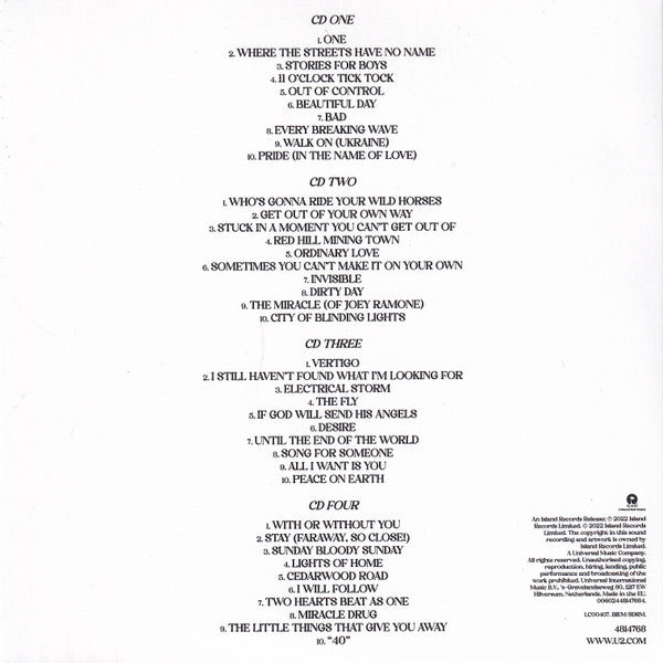 Songs Of Surrender - U2