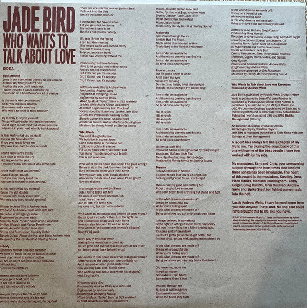 Who Wants To Talk ABout LOVe - Bird, Jade