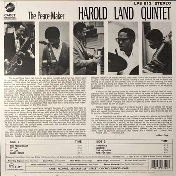 The Peace-Maker - Land, Harold Quintet