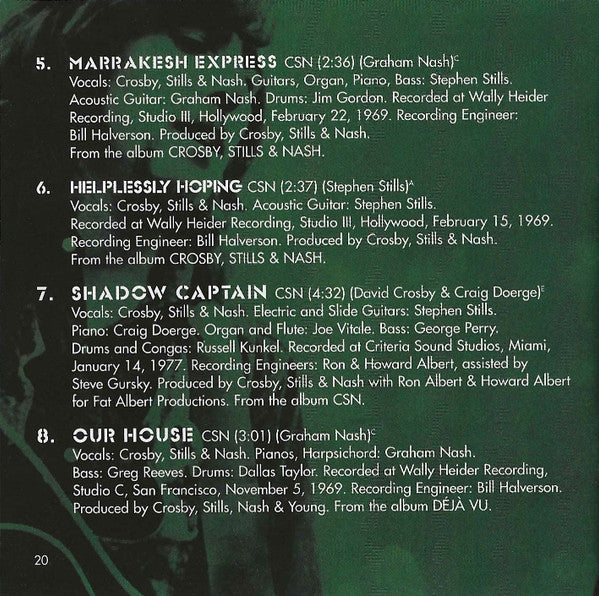 Greatest Hits - Crosby Stills & Nash