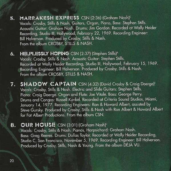 Greatest Hits - Crosby Stills & Nash