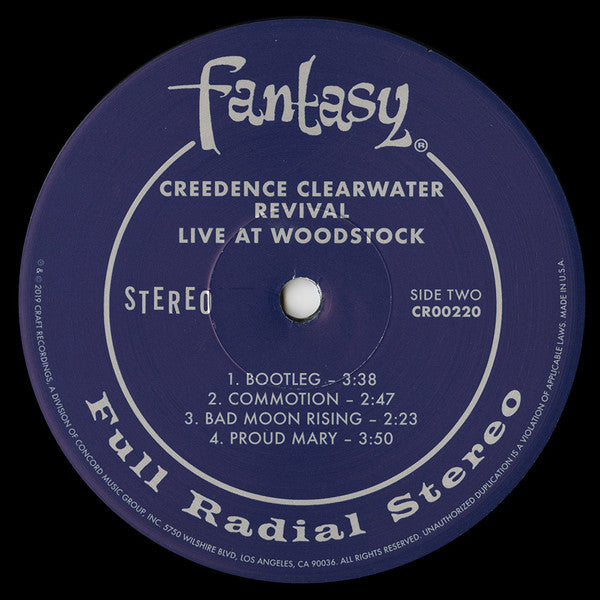 Live At Woodstock - Creedence Clearwater Revival