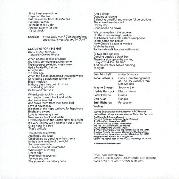 Mingus - Mitchell, Joni