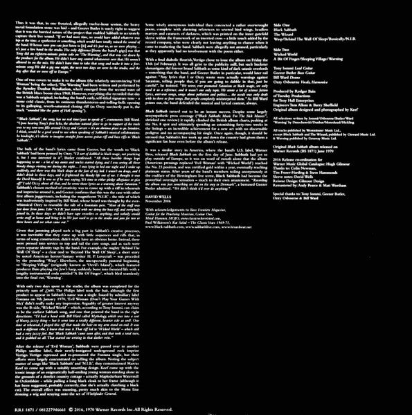 Black Sabbath [180 Gram Limited Edition Vinyl] - Black Sabbath