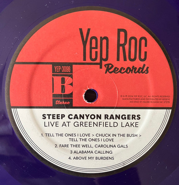 Live At Greenfield Lake - Steep Canyon Rangers