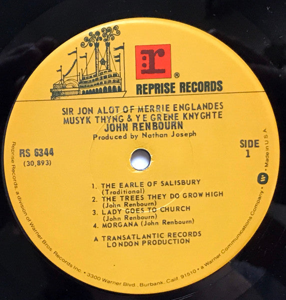 Sir John Alot Of Merrie Englandes Musyk Thyng & Ye - Renbourn, John