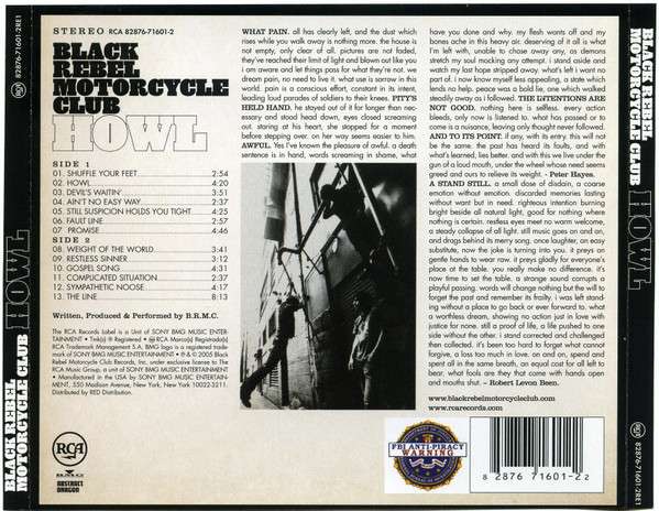 Howl - Black Rebel Motorcycle Club