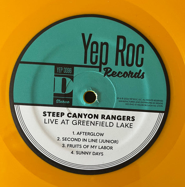 Live At Greenfield Lake - Steep Canyon Rangers