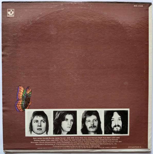 Baby James Harvest - Barclay James Harvest