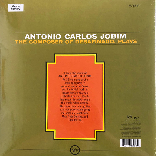 The Composer Of Desafinado, Plays (Verve Vault Ser - Jobim, Antonio Carlos
