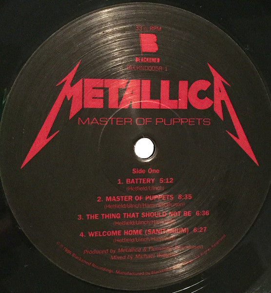 Master Of Puppets - Metallica