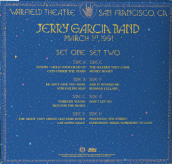 Live At The Warfield: March 1st, 1991 - Garcia, Jerry
