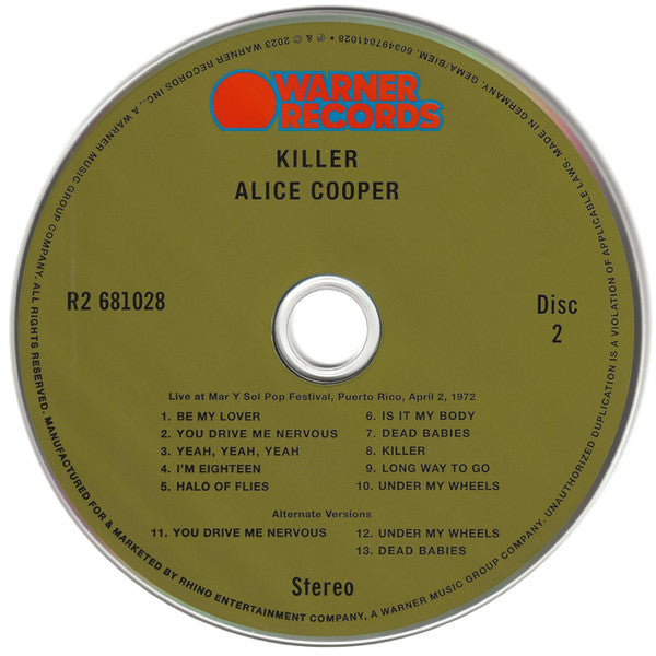 Killer (Expanded & Remastered) - Cooper, Alice