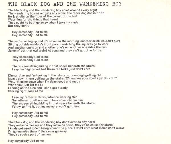 The Black Dog and The Wandering Boy - James McMurtry [CD]