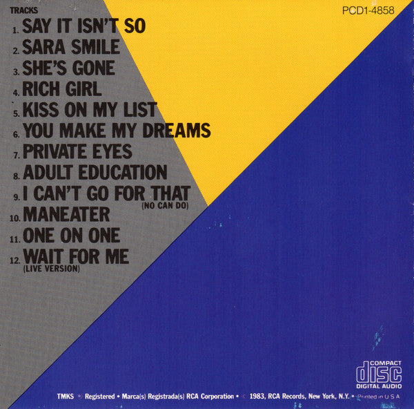 Greatest Hits - Hall & Oates