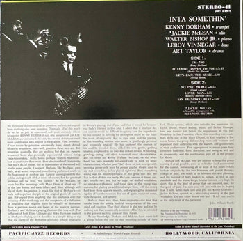 Inta Somethin' - Dorham, Kenny / McLean, Jackie