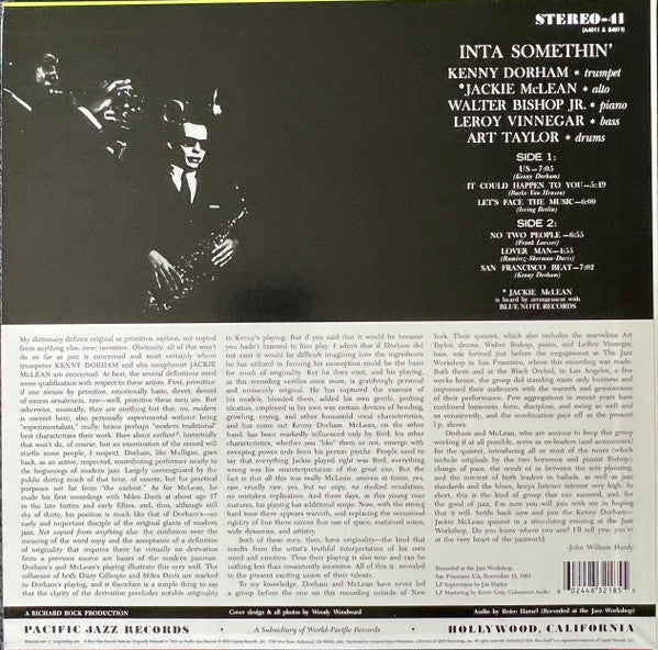 Inta Somethin' - Dorham, Kenny / McLean, Jackie