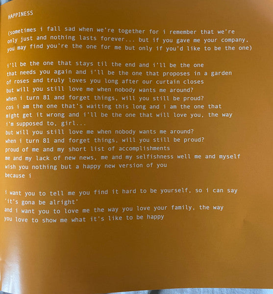 Apricot Princess - Rex Orange County