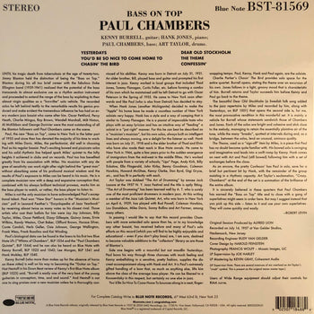 Bass On Top - Chambers, Paul