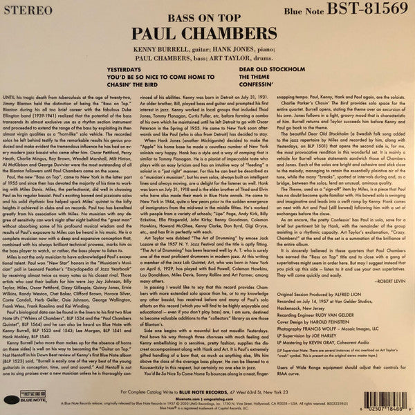 Bass On Top - Chambers, Paul