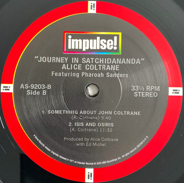 Journey In Satchidananda - Coltrane, Alice