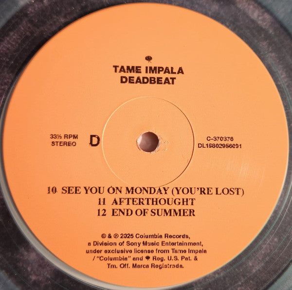 Deadbeat - Tame Impala