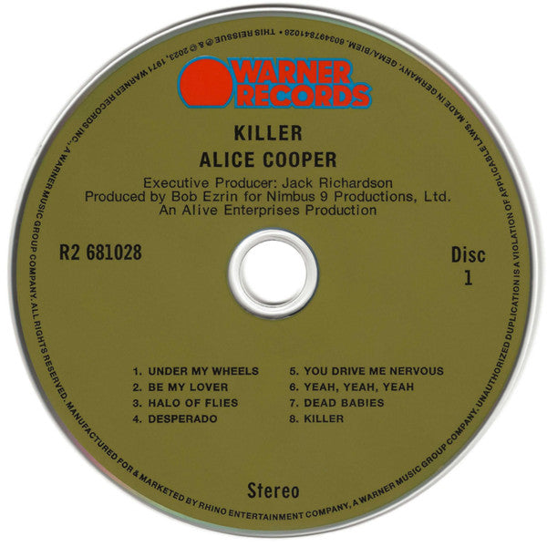 Killer (Expanded & Remastered) - Cooper, Alice