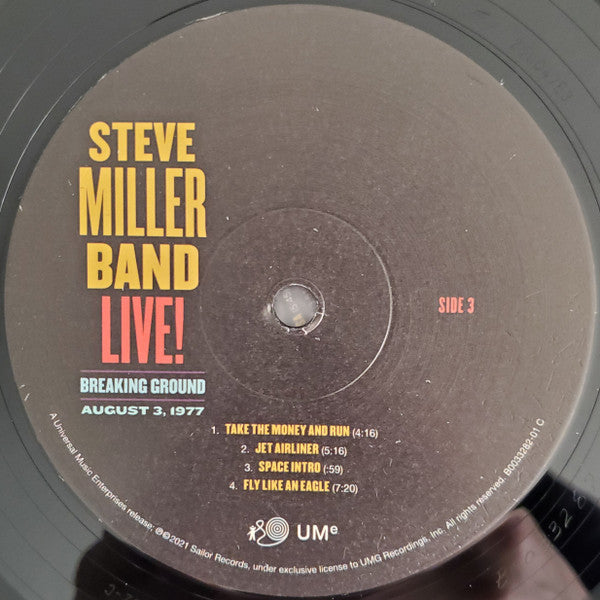 Live! Breaking Ground August 3, 1977 - Miller, Steve Band