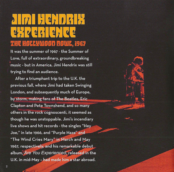 Live At The Hollywood Bowl: August 18, 1967 - Hendrix, Jimi Experience