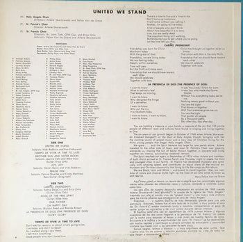United We Stand - Combined Choirs Of Holy Angels, St. Patrick An