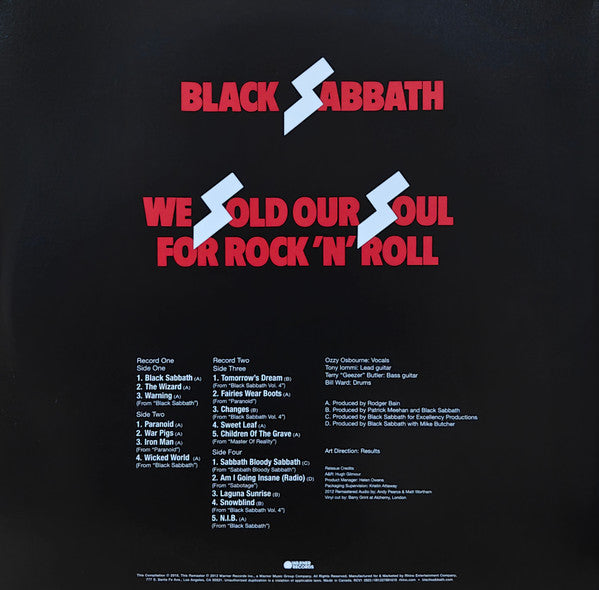 We Sold Our Souls To Rock 'N' Roll - Black Sabbath