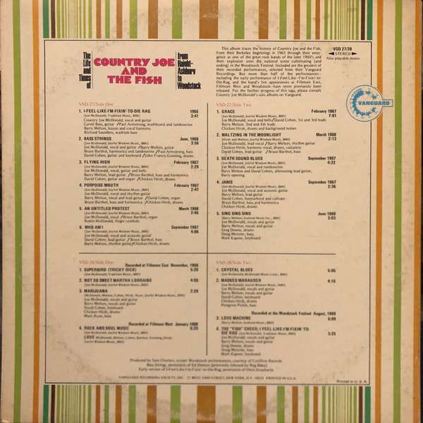 The Life And Times Of Country Joe And The Fish Fro - Country Joe And The Fish