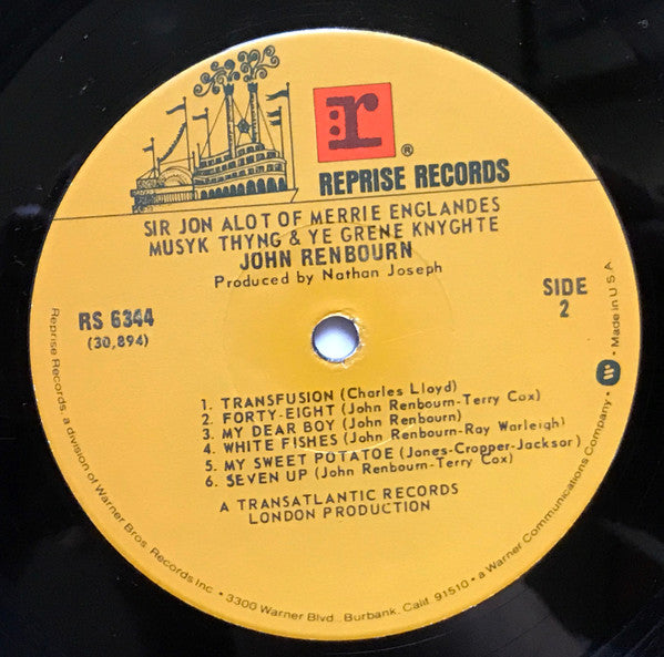 Sir John Alot Of Merrie Englandes Musyk Thyng & Ye - Renbourn, John