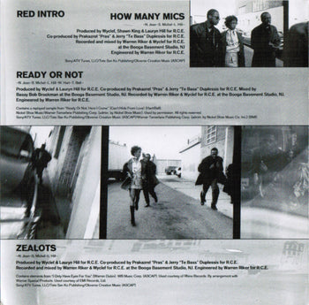 The Score - Fugees [CD]