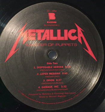 Master Of Puppets - Metallica