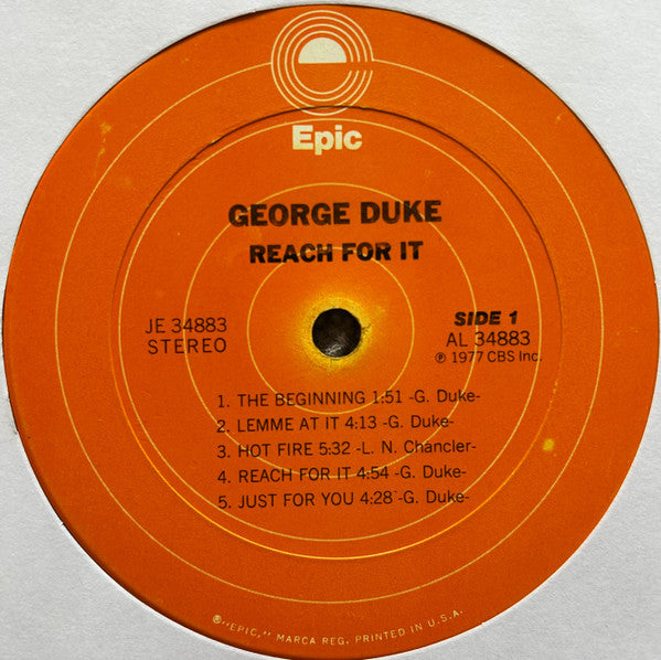 Reach For It - Duke, George