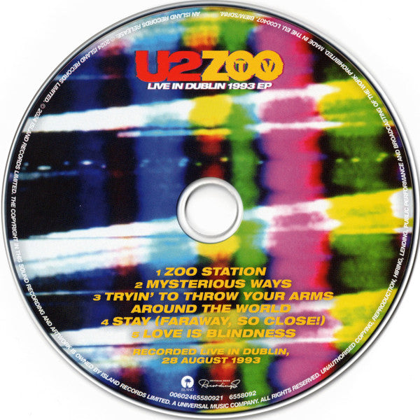 Zoo Tv: Live In Dublin 1993 - U2