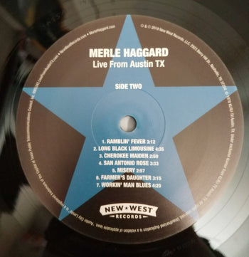 Live From Austin, Tx '78 - Haggard, Merle