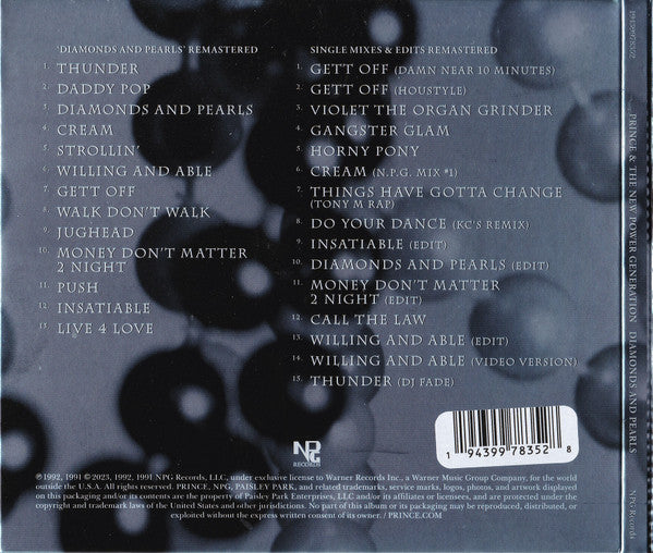 Diamonds And Pearls - Prince & The New Power Generation