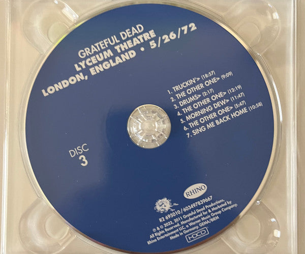 Lyceum Theatre, London, England 5/26/72 (Live) - Grateful Dead