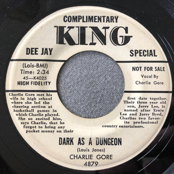 Dark As A Dungeon / Stumbling Block - Gore, Charlie
