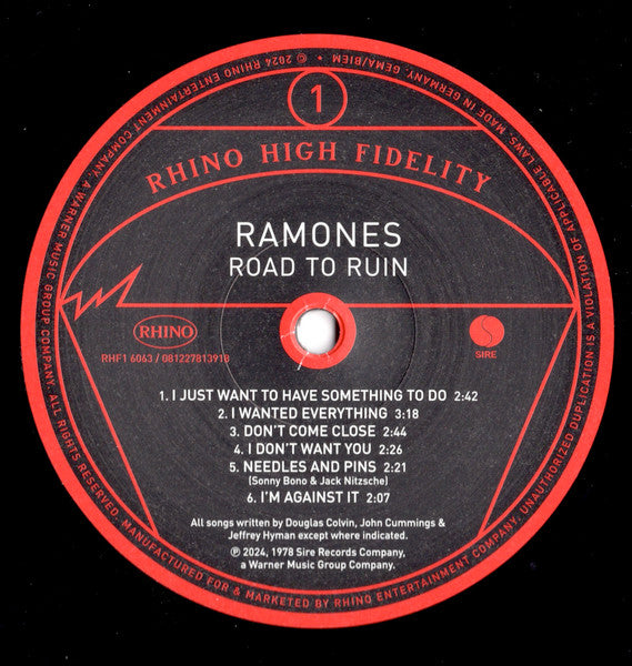 Road To Ruin Hifi - Ramones