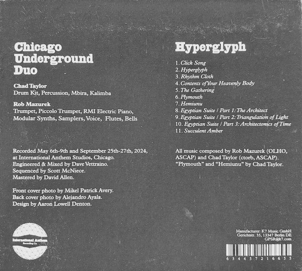 Hyperglyph  - Chicago Underground Duo