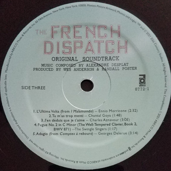 The French Dispatch (Original Soundtrack) - Various Artists
