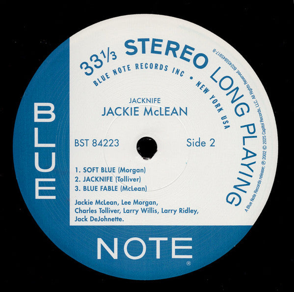 Jacknife (Blue Note Tone Poet Edition) - McLean, Jackie