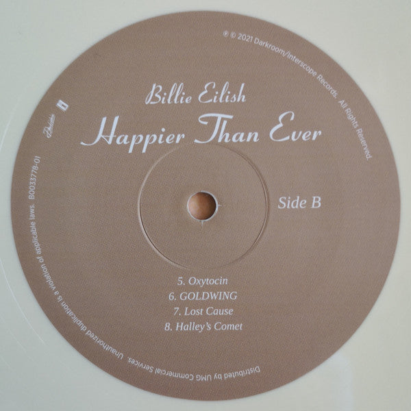 Happier Than Ever - Eilish, Billie