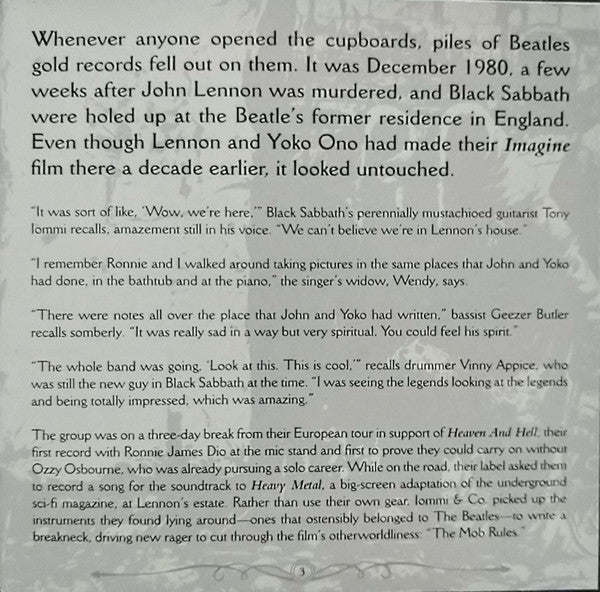 Mob Rules - Black Sabbath