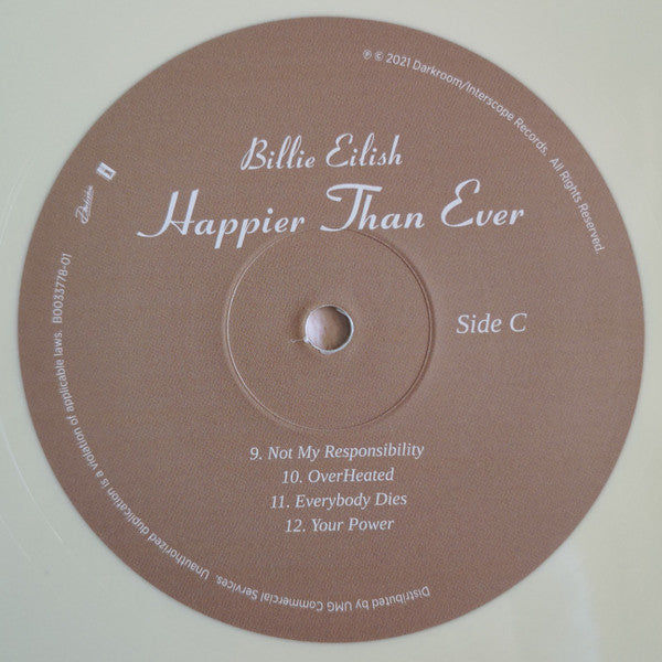Happier Than Ever - Eilish, Billie