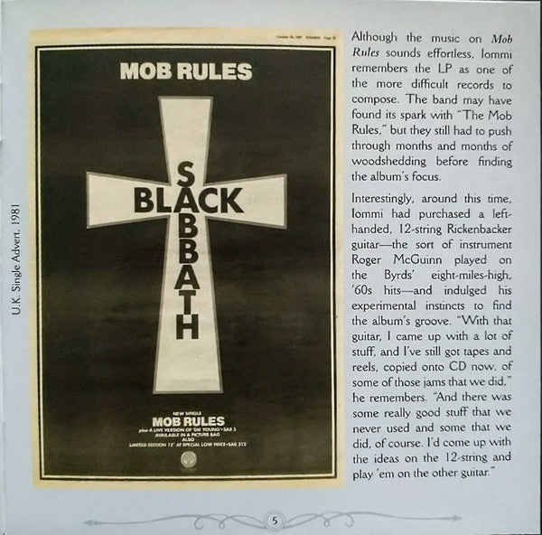 Mob Rules - Black Sabbath